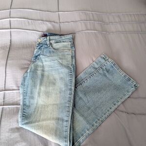 NYDJ Marilyn Straight Light Wash 2P